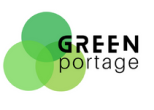 Le logo Green Portage est représenté par 3 cercles sur des tons dégradés de vert, entrelacés. Chaque cercle représente un des 3 piliers de la politique sociétale de Green Portage, ils sont interdépendants. La RSE prône une démarche de progrès qui renforce cet équilibre, symbolisée par la couleur verte de chaque cercle.